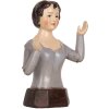 Busto decorativo Donna Clayre & Eef 6PR5554 12x9x20 cm Beige/Grigio