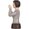 Busto decorativo Donna Clayre & Eef 6PR5554 12x9x20 cm Beige/Grigio