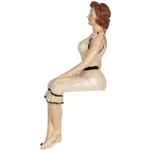 Decorazione Donna Clayre & Eef 6PR5560 12x10x29 cm Beige