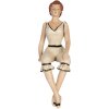 Decorazione Donna Clayre & Eef 6PR5560 12x10x29 cm Beige