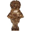 Clayre & Eef 6PR5563 Decorazione Busto Donna Beige e Marrone 18x12x30 cm