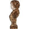 Clayre & Eef 6PR5563 Decorazione Busto Donna Beige e Marrone 18x12x30 cm