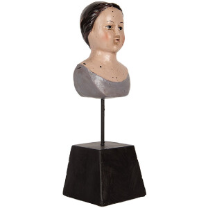 Busto decorativo donna Clayre & Eef 6PR5564 11x11x34...