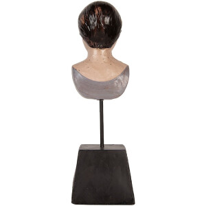 Busto decorativo donna Clayre & Eef 6PR5564 11x11x34 cm Beige-Marrone
