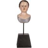 Busto decorativo donna Clayre & Eef 6PR5564 11x11x34 cm Beige-Marrone