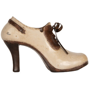 Decorazione Scarpa Clayre & Eef 6PR5569 19x7x12 cm Beige Marrone