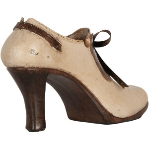 Decorazione Scarpa Clayre & Eef 6PR5569 19x7x12 cm Beige Marrone