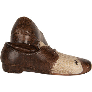Decorazione Scarpe Clayre & Eef 6PR5572 12x11x8 cm Marrone