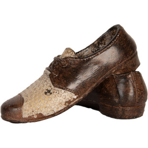 Decorazione Scarpe Clayre & Eef 6PR5572 12x11x8 cm Marrone