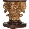Base decorativa Clayre & Eef 6PR5581 12x12x16 cm Marrone-Oro
