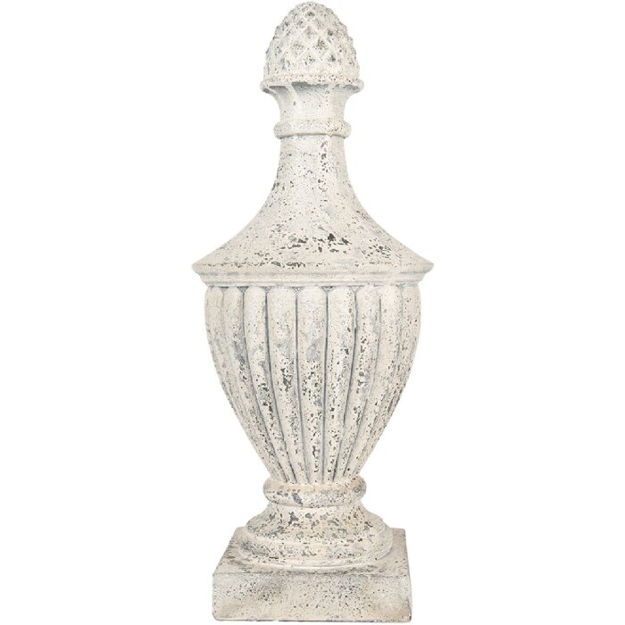 Clayre & Eef 5MG0065 Decorazione Ornamento 26x26x64 cm Beige Grigio