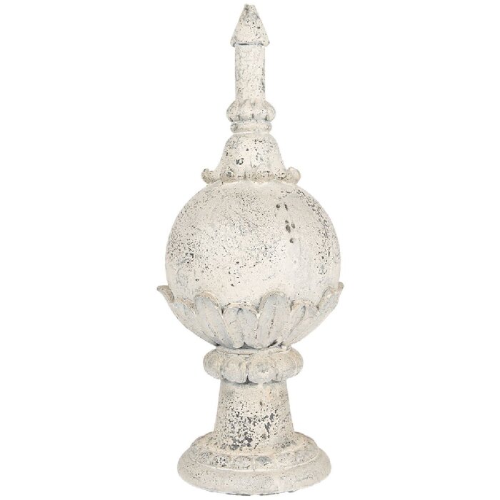 Clayre & Eef 5MG0069 Ornamento Decorativo Beige Grigio Ø 24x61 cm