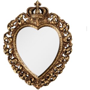 Specchio da parete Clayre & Eef 62S311 23x3x30 cm Color Oro