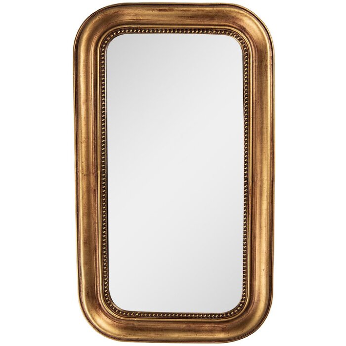 Specchio da parete Clayre & Eef 62S312 21x2x36 cm Color Oro