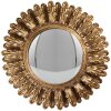 Specchio da parete Clayre & Eef 62S314 Ø 20x3 cm Oro