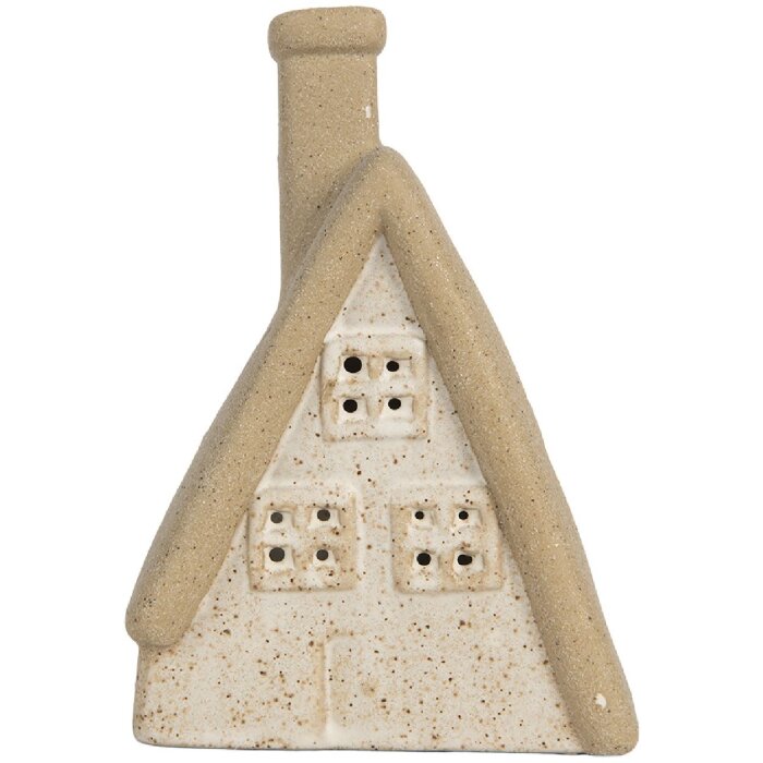 Decorazione Casa con LED Clayre & Eef 6CE2174M 15x10x21 cm Beige