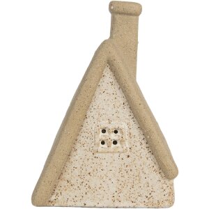 Decorazione Casa con LED Clayre & Eef 6CE2174M 15x10x21 cm Beige