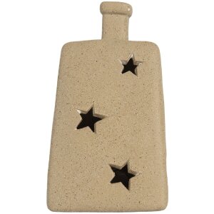 Decorazione Casa con LED Clayre & Eef 6CE2174M 15x10x21 cm Beige