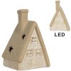Decorazione Casa con LED Clayre & Eef 6CE2174M 15x10x21 cm Beige