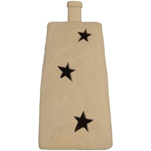 Clayre & Eef 6CE2174S Decorazione Casa con LED 9x7x13 cm Beige