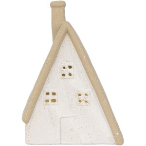 Clayre & Eef 6CE2174S Decorazione Casa con LED 9x7x13 cm Beige