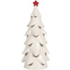 Decorazione albero di Natale con LED Clayre & Eef 6CE2178M Ø 11x25 cm Bianco/Rosso