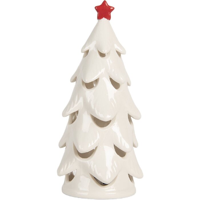Clayre & Eef 6CE2178S Decorazione Albero di Natale con LED Ø 9x19 cm