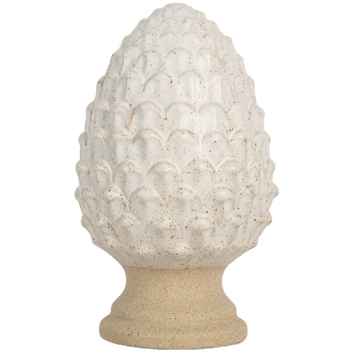 Clayre & Eef 6CE2179 Decorazione Pigna Beige 9x15 cm