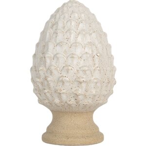Clayre & Eef 6CE2179 Decorazione Pigna Beige 9x15 cm
