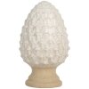 Clayre & Eef 6CE2179 Decorazione Pigna Beige 9x15 cm