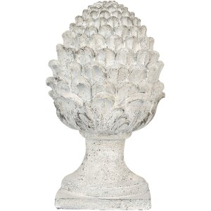 Clayre & Eef 6MG0120 Decorazione Pigna Beige-Grigio...