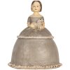 Figura decorativa Donna Clayre & Eef 6PR5547 19x16x22 cm Beige/Grigia