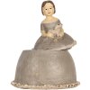Figura decorativa Donna Clayre & Eef 6PR5547 19x16x22 cm Beige/Grigia