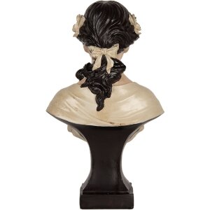 Busto decorativo da donna Clayre & Eef 6PR5550 18x12x31 cm Beige/Marrone