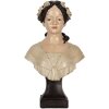 Busto decorativo da donna Clayre & Eef 6PR5550 18x12x31 cm Beige/Marrone