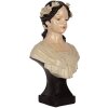 Busto decorativo da donna Clayre & Eef 6PR5550 18x12x31 cm Beige/Marrone