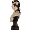 Busto decorativo da donna Clayre & Eef 6PR5550 18x12x31 cm Beige/Marrone