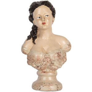 Busto decorativo donna Clayre & Eef 6PR5553 12x8x20...