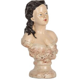 Busto decorativo donna Clayre & Eef 6PR5553 12x8x20...