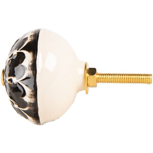 Clayre & Eef 66274 Manopola per porta Ø 4x3 cm...