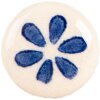 Manopola per porta Clayre & Eef 66275BL Ø 3x3 cm Beige-Blu