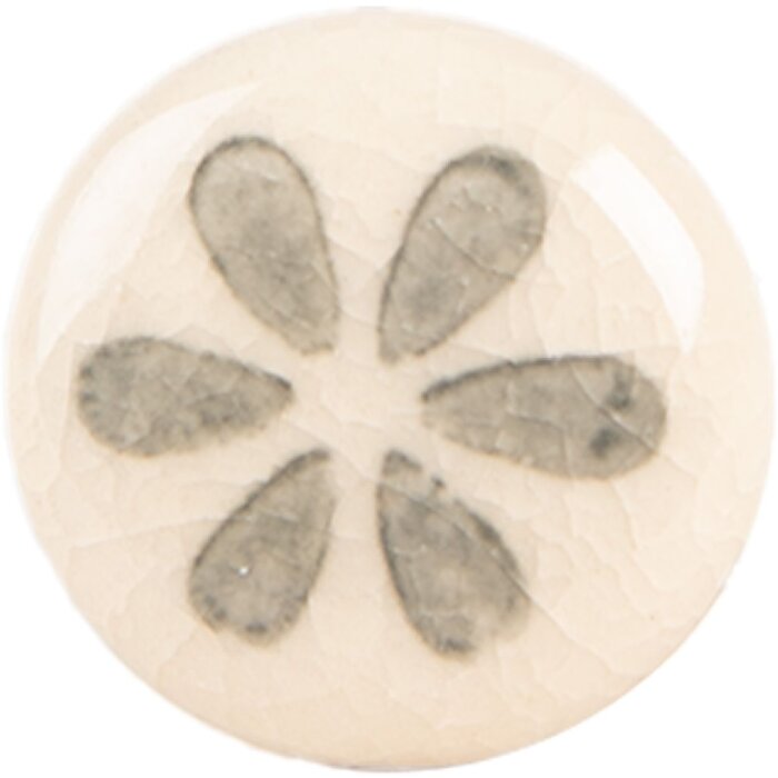 Pomello per porta in ceramica Clayre & Eef 66275G Ø 3x3 cm Altezza 3 cm
