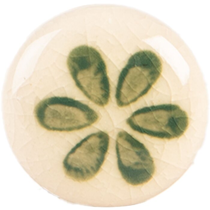 Clayre & Eef 66275GR Pomello per porta in ceramica Ø 3 cm / S 3 cm