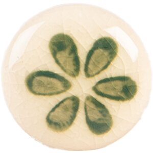 Clayre & Eef 66275GR Pomello per porta in ceramica Ø 3 cm / S 3 cm