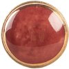 Clayre & Eef 66281BU Manopola per porta Rosso Oro Ø 3x3 cm / S3 cm