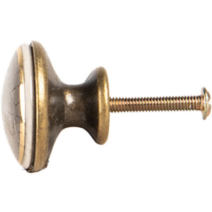 Pomello per porta Clayre & Eef 66281G Ø 3x3 cm...