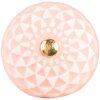 Manopola per porta Clayre & Eef 66282 Ø 4x3 cm rosa-beige