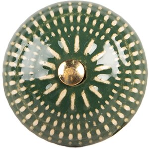 Manopola per porta in ceramica Clayre & Eef 66283...