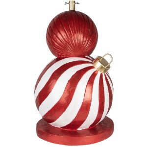 Base per albero di Natale Clayre & Eef 5MG0096 Rossa e Bianca Ø 55x84 cm