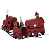 Decorazione Treno Clayre & Eef 5Y1294 63x13x31 cm Rossa